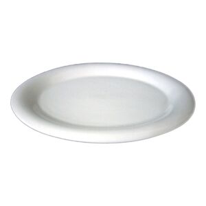 New Power Oval Plate White 12 x 9.75inch New Power Oval Plate White 12 x 9.75inch